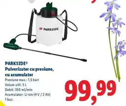 Lidl PARKSIDE Pulverizator cu presiune, cu acumulator Ofertă