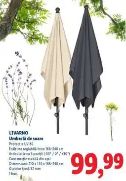 Lidl LIVARNO Umbrelă de soare Ofertă