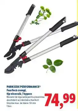 Lidl PARKSIDE PERFORMANCE Foarfecă crengi Ofertă