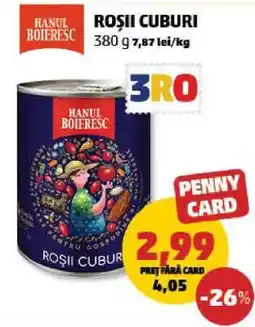 Penny ROȘII CUBURI Ofertă