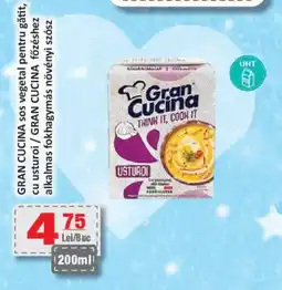 CBA GRAN CUCINA sos vegetal pentru gătit, cu usturoi Ofertă