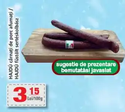 CBA HAJDÚ cârnaţi de porc afumați Ofertă