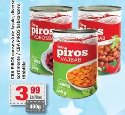 CBA CBA PIROS conservă de fasole Ofertă