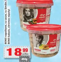 CBA BENEI napolitane, cu cacao, cu lămâie Ofertă