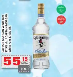 CBA CAPTAIN MORGAN White rom 37.5% alc. Ofertă