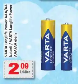CBA VARTA Longlife Power AAA/AA baterii Ofertă