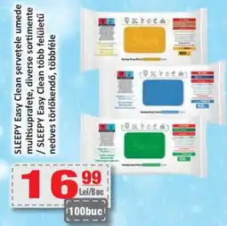 CBA SLEEPY Easy Clean şerveţele umede multisuprafețe Ofertă