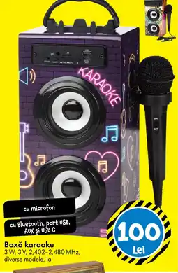 TEDI Boxǎ karaoke Ofertă