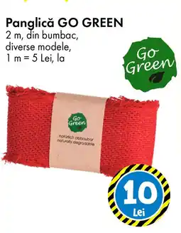 TEDI Panglică GO GREEN Ofertă