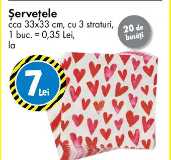 TEDI Şervețele Ofertă