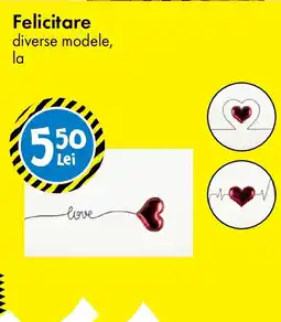 TEDI Felicitare Ofertă