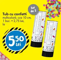 TEDI Tub cu confetti Ofertă