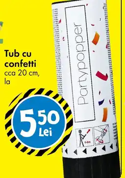 TEDI Tub cu confetti Ofertă