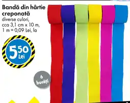 TEDI Bandă din hârtie creponată Ofertă