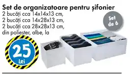 TEDI Set de organizatoare pentru şifonier Ofertă