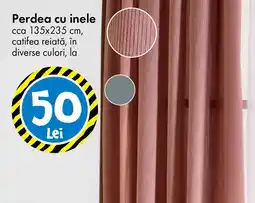 TEDI Perdea cu inele Ofertă