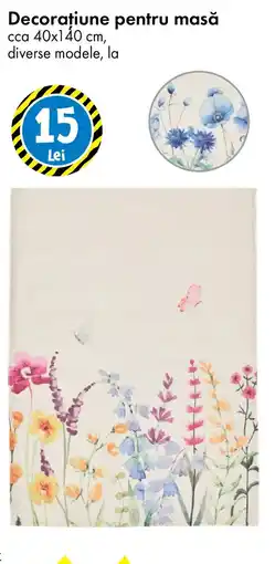 TEDI Decorațiune pentru masă Ofertă