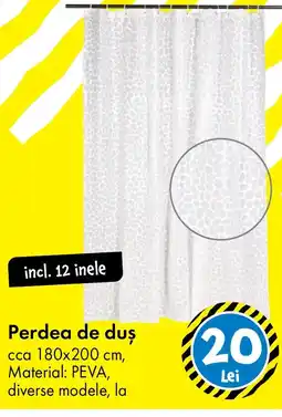 TEDI Perdea de duş Ofertă
