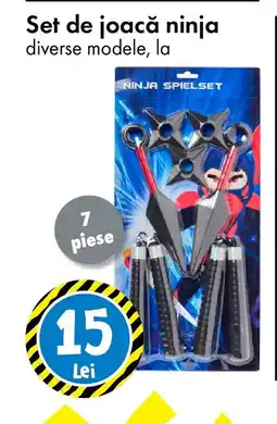 TEDI Set de joacă ninja Ofertă