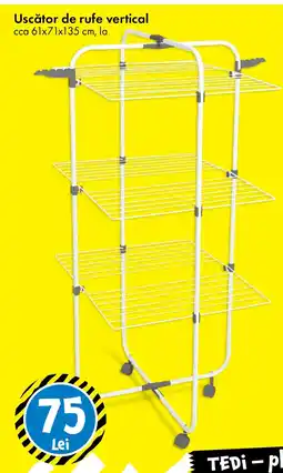 TEDI Uscător de rufe vertical Ofertă