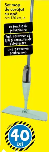 TEDI Set mop de curățat cu apă Ofertă
