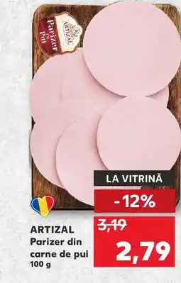 Kaufland ARTIZAL Parizer din carne de pui Ofertă