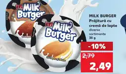 Kaufland MILK BURGER Prăjitură cu cremă de lapte Ofertă