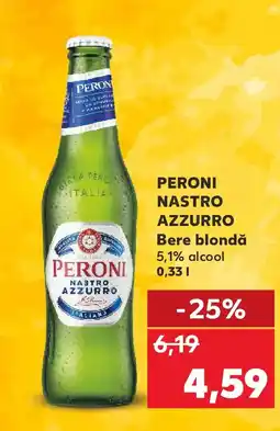 Kaufland PERONI Nastro Azzurro Bere blondă Ofertă