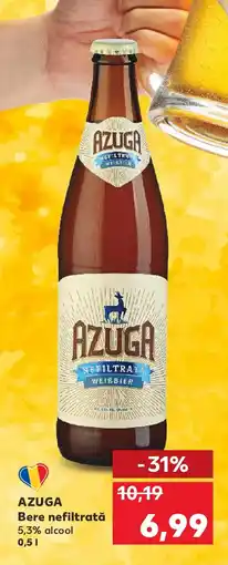Kaufland AZUGA Bere nefiltrată Ofertă