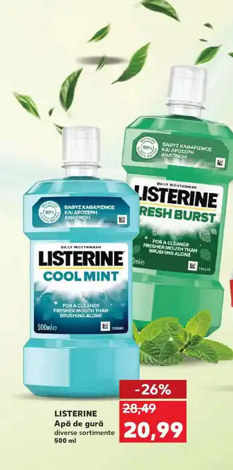 Kaufland LISTERINE Apă de gură Ofertă