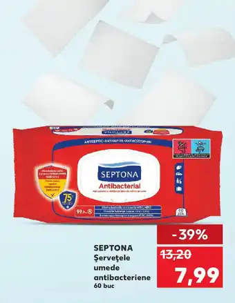 Kaufland SEPTONA Şerveţele umede antibacteriene Ofertă