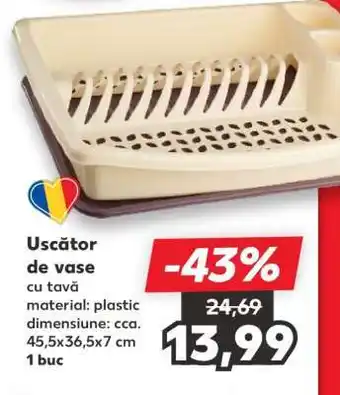Kaufland Uscător de vase Ofertă