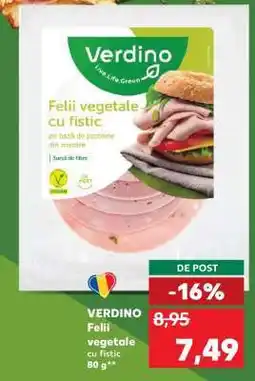Kaufland VERDINO Felii vegetale cu fistic Ofertă
