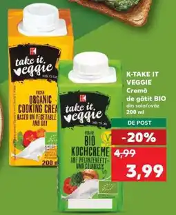 Kaufland K-TAKE IT VEGGIE Cremă de gătit BIO Ofertă