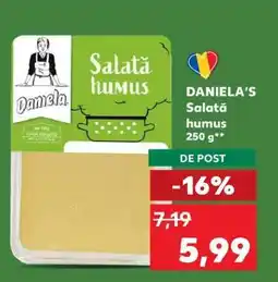 Kaufland DANIELA'S Salată humus Ofertă