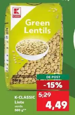 Kaufland K-CLASSIC Green Lentils Ofertă