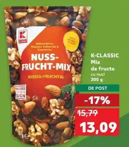 Kaufland K-CLASSIC Mix de fructe cu nuci 200 g Ofertă