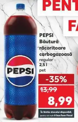 Kaufland PEPSI Băutură răcoritoare carbogazoasă regular Ofertă