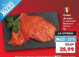 Kaufland Cotlet de porc în marinadă Barbecue Ofertă