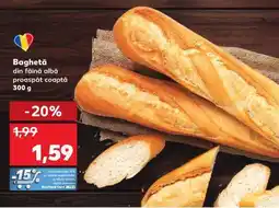 Kaufland Baghetă din făină albă proaspăt coaptă 300 g Ofertă