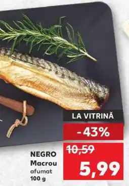 Kaufland NEGRU Macrou afumat 100 g Ofertă