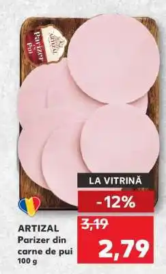 Kaufland ARTIZAL Parizer din carne de pui Ofertă