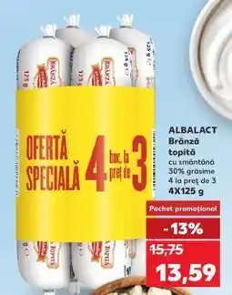 Kaufland ALBALACT Brânză topită Ofertă