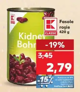 Kaufland Fasole roşie 420 g Ofertă