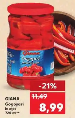 Kaufland GIANA Gogoșari în oțet Ofertă