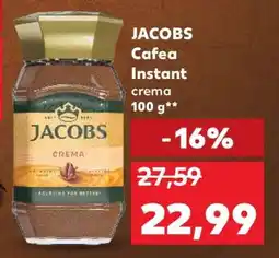 Kaufland JACOBS Cafea Instant crema 100 g Ofertă
