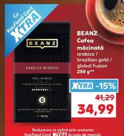 Kaufland BEANZ Cafea măcinată Ofertă