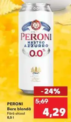 Kaufland PERONI BERE BLONDĂ Ofertă