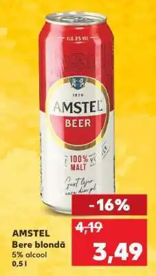Kaufland AMSTEL Bere blondă Ofertă