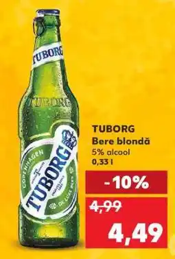 Kaufland TUBORG Bere blondă Ofertă